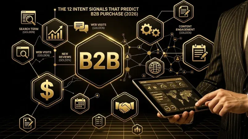 The 12 Intent Signals That Predict B2B SaaS and B2B Purchase in 2026: Ranked by Conversion Lift, Capture Method, and Decay Window