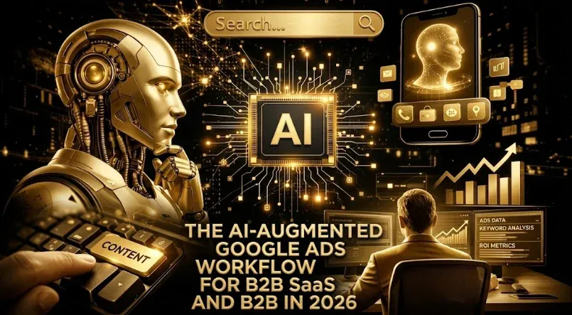 The AI-Augmented Google Ads Workflow for B2B SaaS and B2B in 2026: 12-Step Operator Playbook with Daily, Weekly, and Monthly Cadences