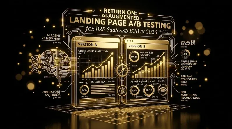 AI-Augmented Landing Page A/B Testing for B2B SaaS and B2B in 2026: 10-Step Workflow, Variant Generation, and Conversion Lift Benchmarks