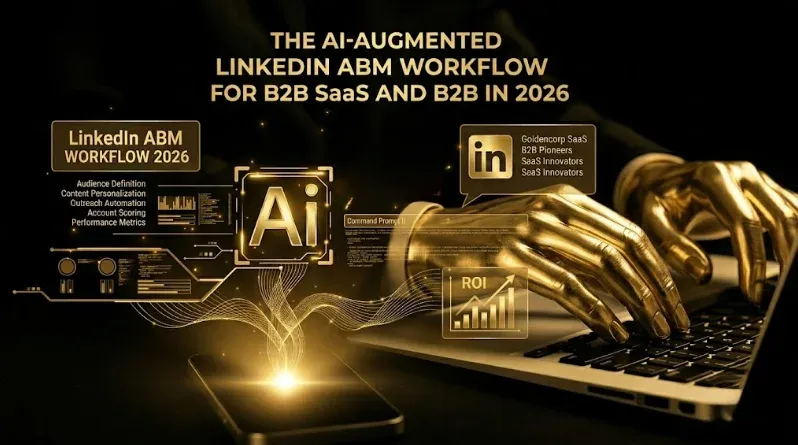 The AI-Augmented LinkedIn ABM Workflow for B2B SaaS and B2B in 2026: 12-Step Operator Playbook from Account Identification to Meeting Booked