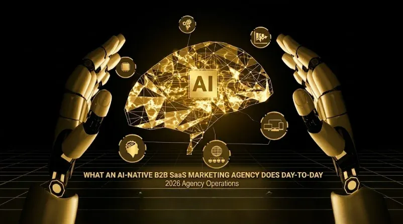 What an AI-Native B2B SaaS and B2B Marketing Agency Does Day-to-Day in 2026: The 12-Step Operating Model