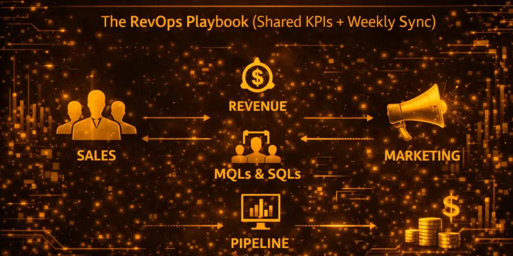 How to Align Sales and Marketing for B2B SaaS in 2026: The RevOps Playbook (Shared KPIs + Weekly Sync)