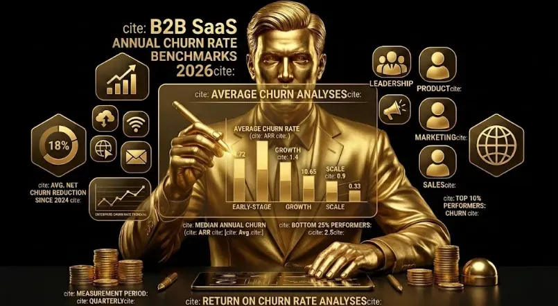 B2B SaaS Annual Churn Rate Benchmarks 2026: Gross Revenue Churn, Net Revenue Churn, Logo Churn by Customer Segment, Vertical, and ACV
