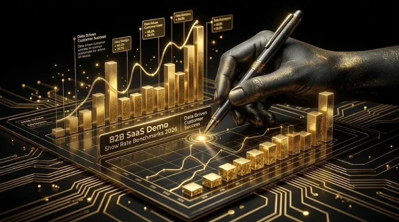 B2B SaaS Demo Show Rate Benchmarks 2026: 55-85% Show Rate by Source, Day-of-Week, Time-to-Demo Gap, ACV, and Vertical
