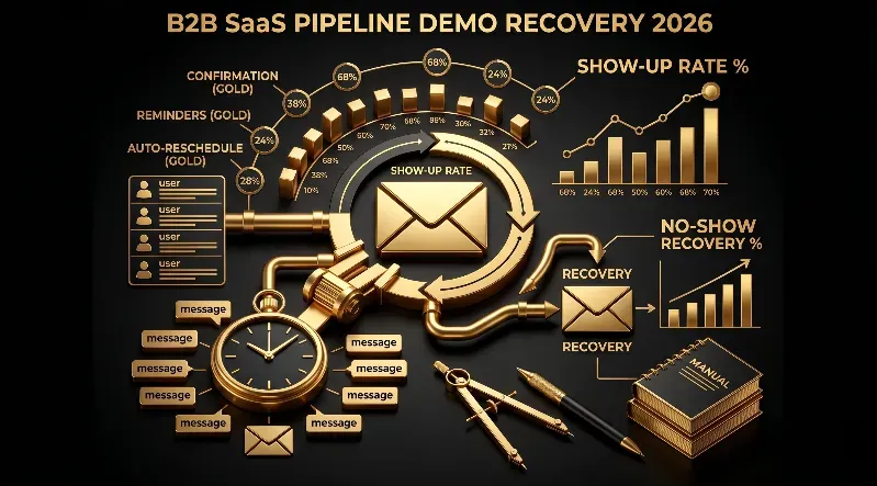 B2B SaaS Demo Show-Up Rate and No-Show Recovery Benchmarks 2026: By Channel, ACV, Booking Speed, and Reminder Cadence