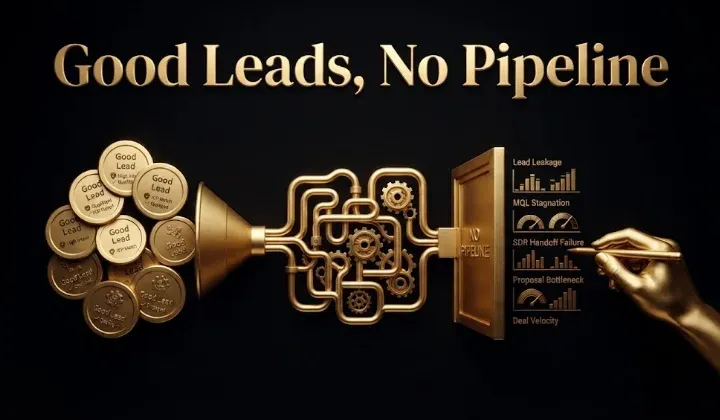 Good Leads, No Pipeline: Diagnosing Why Good-Fit Paid Leads Don't Convert (B2B SaaS)