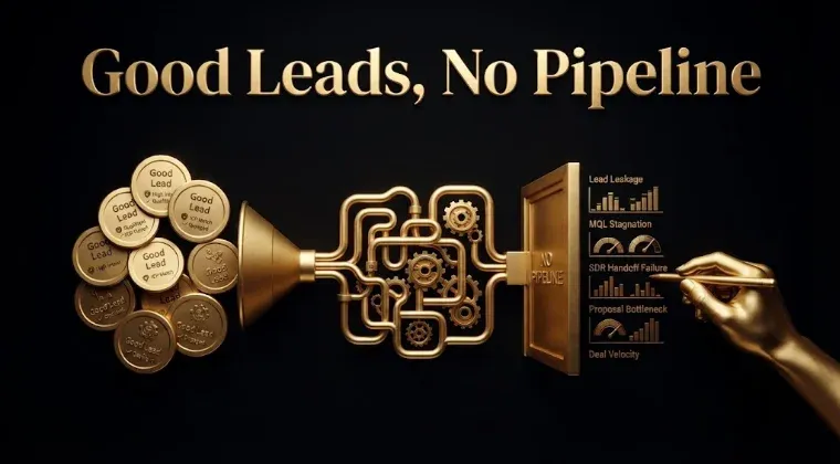 Good Leads, No Pipeline: Diagnosing Why Good-Fit Paid Leads Don't Convert (B2B SaaS)