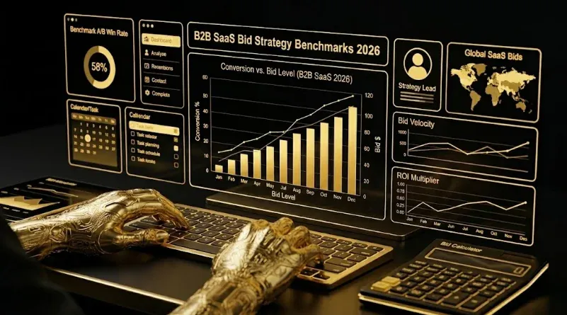 B2B SaaS Google Ads Bid Strategy Conversion Benchmarks 2026: Manual CPC vs Target CPA vs tROAS vs Maximize Conversions — Performance, Volume, and Migration Playbook