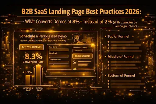 B2B SaaS Landing Page Benchmarks & Conversion Guide