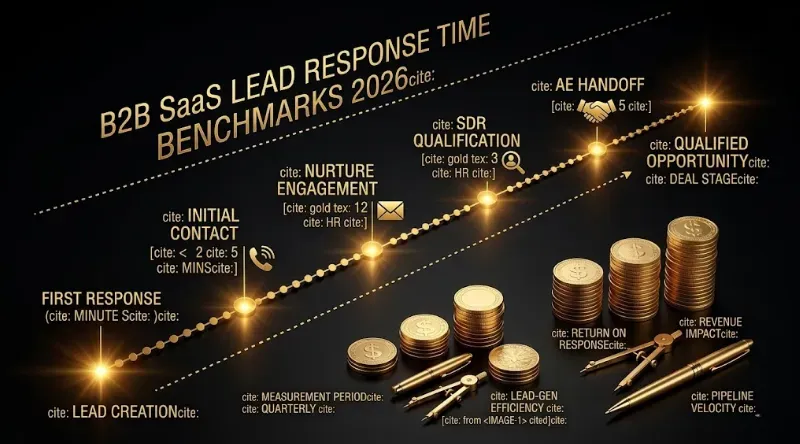 B2B SaaS Lead Response Time Benchmarks 2026: The Five-Minute Rule, Conversion Impact, SLA Design, and Speed-to-Lead Playbook