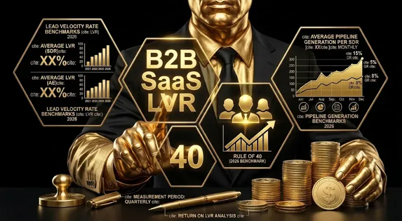 B2B SaaS Lead Velocity Rate (LVR) Benchmarks 2026: Formula, Calculation, Leading-Indicator Use, and Benchmarks by ARR Stage