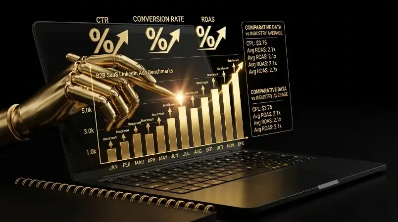 B2B SaaS LinkedIn Ads Benchmarks 2026: CPC, CPL, CTR, and Cost Per SQL by Vertical