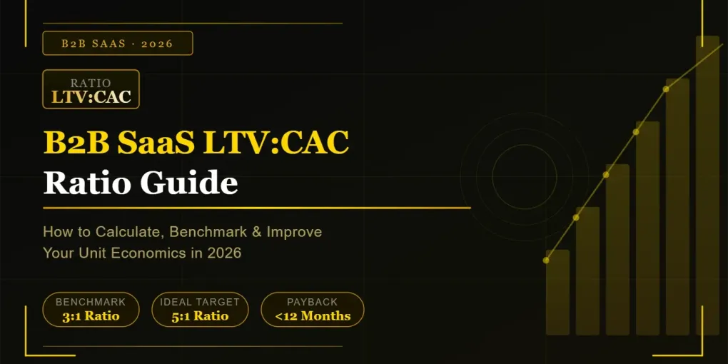 B2B SaaS LTV:CAC Ratio Guide: How to Calculate, Benchmark, and Improve Your Unit Economics in 2026
