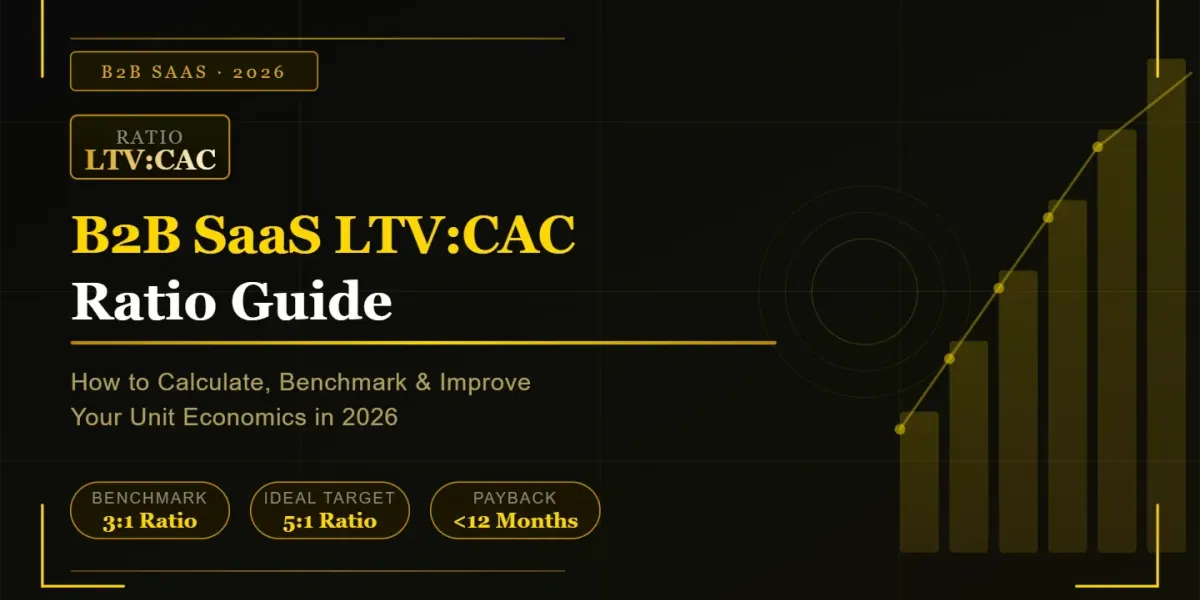 B2B SaaS LTV:CAC Ratio Guide: How to Calculate, Benchmark, and Improve Your Unit Economics in 2026