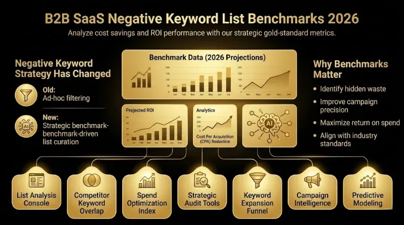 B2B SaaS Google Ads Negative Keyword List Size Benchmarks 2026: List Size by Spend Tier, Vertical, Account Maturity, and the Weekly Mining Playbook