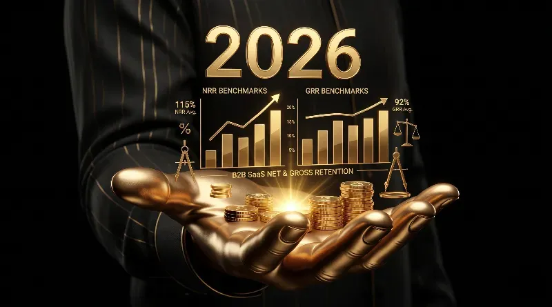 B2B SaaS NRR and GRR Benchmarks 2026: Net and Gross Revenue Retention by ARR Stage, ACV Tier, Vertical, and GTM Motion