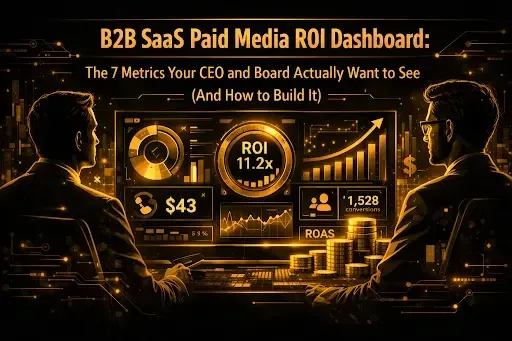 B2B SaaS Paid Media ROI Dashboard: 7 Key Metrics