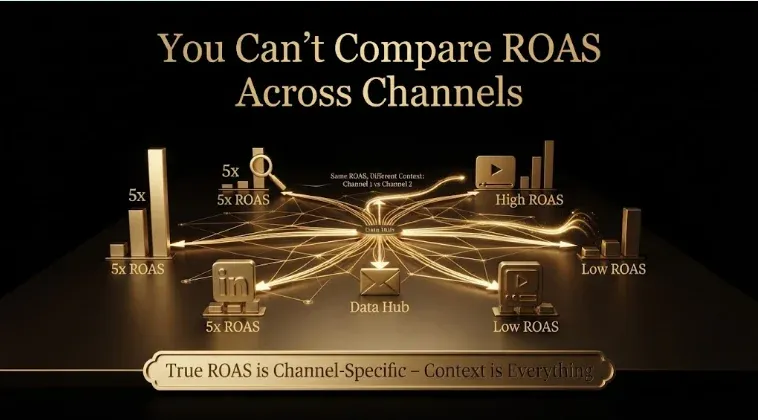 Why You Can't Compare ROAS Across Channels: The Attribution-Window Trap for B2B SaaS (2026)