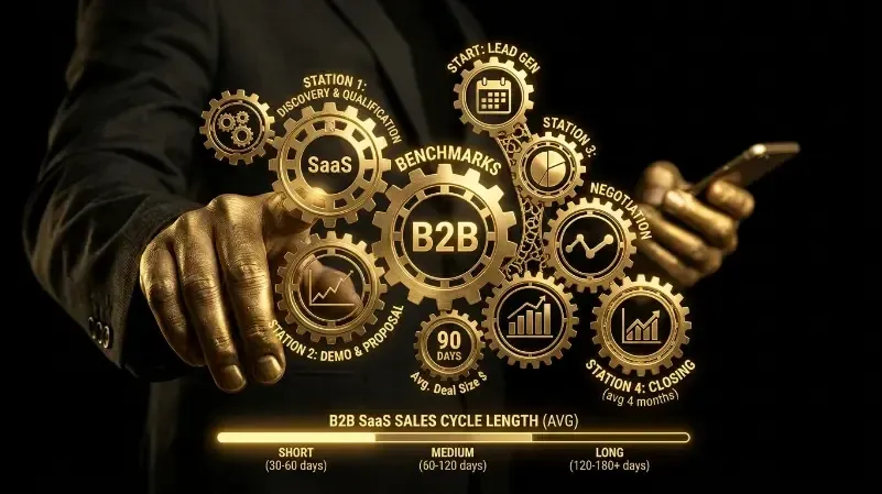 B2B SaaS Sales Cycle Length Benchmarks 2026: Average Days by ACV and Vertical