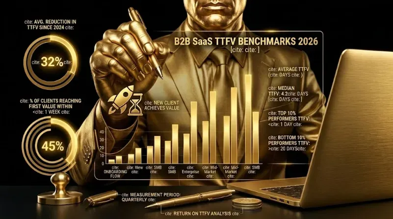B2B SaaS Time-to-First-Value (TTFV) Benchmarks 2026: By Product Category, Onboarding Type, and Impact on Trial Conversion and Retention