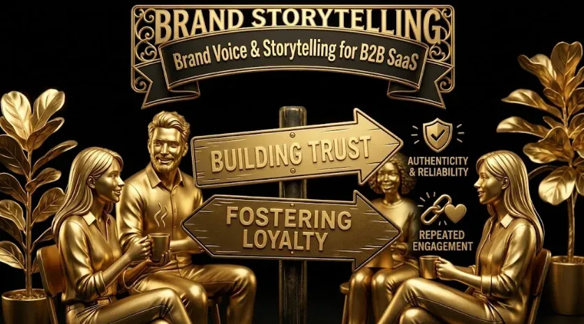 Brand Voice & Storytelling for B2B SaaS: Sounding Like You