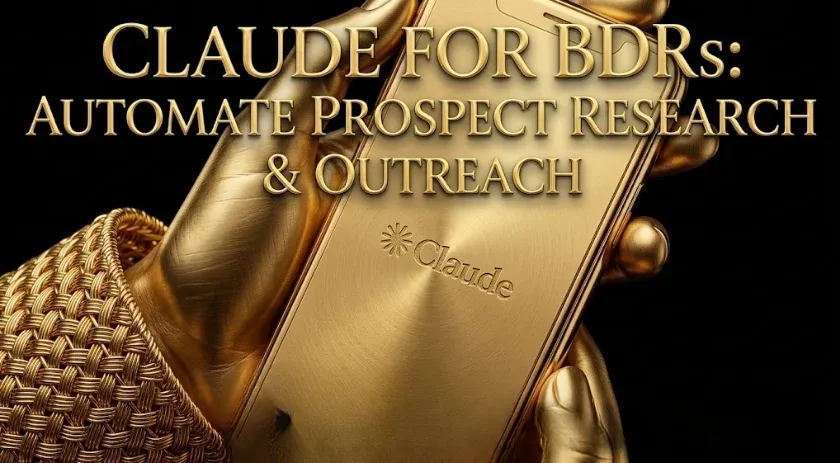 Claude for BDRs: Automating Prospect Research and Outreach