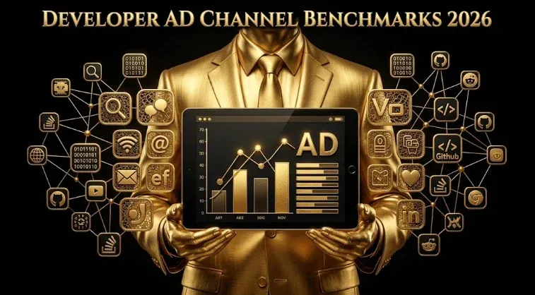 Developer Ad Channel Benchmarks 2026: What It Costs to Reach Engineers (Newsletters, YouTube, Stack Overflow, Reddit, Carbon)
