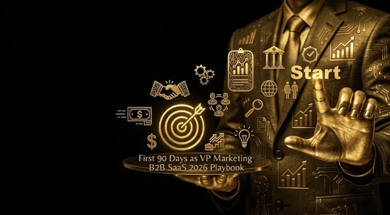 The First 90 Days as VP Marketing at a B2B SaaS Company: A Week-by-Week Playbook for 2026