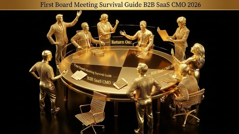 The First Board Meeting Survival Guide for a B2B SaaS CMO: A 90-Day Pre-Meeting Playbook for 2026