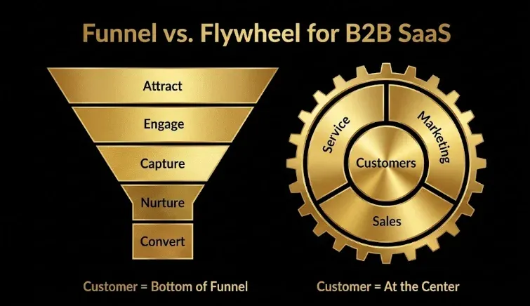 Funnel vs. Flywheel for B2B SaaS: Rethinking Growth