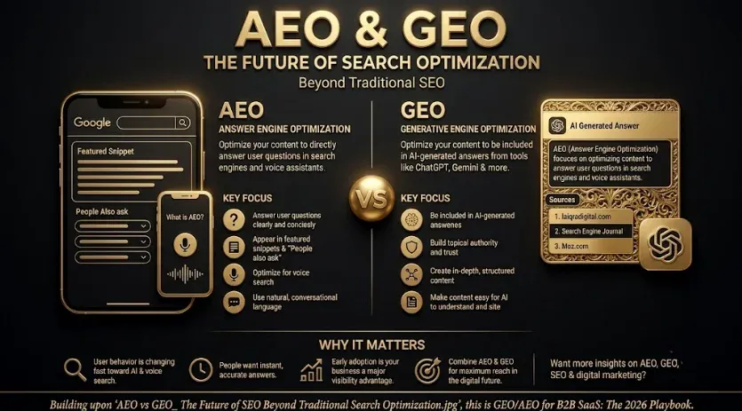 GEO/AEO for B2B SaaS: The 2026 Playbook