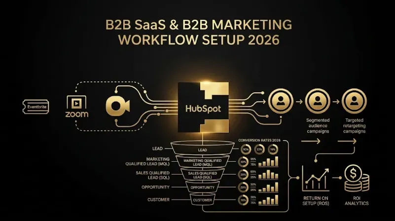 HubSpot Lifecycle Stages Setup for B2B SaaS and B2B in 2026: Definitions, Progression Criteria, Automation, and Conversion Benchmarks