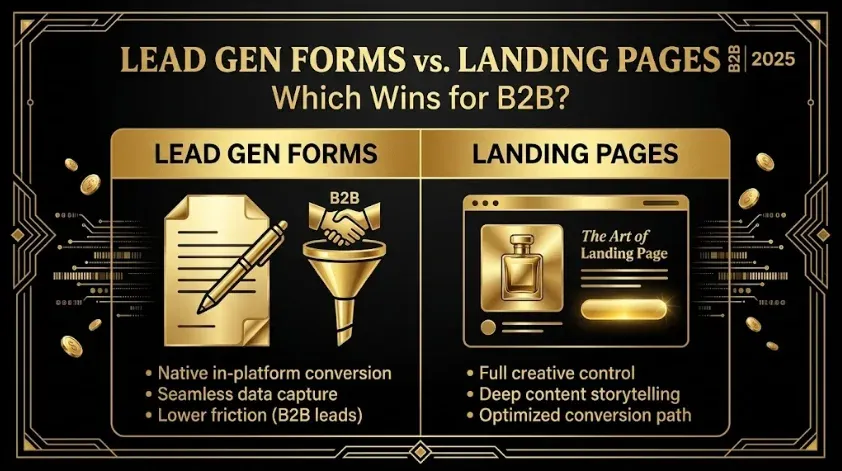 LinkedIn Lead Gen Forms vs. Landing Pages: Which Converts Better?