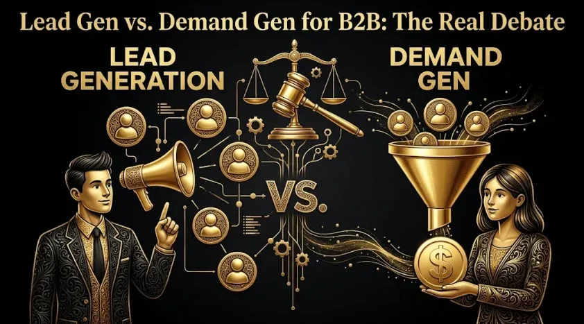 Lead Gen vs. Demand Gen for B2B: The Real Debate