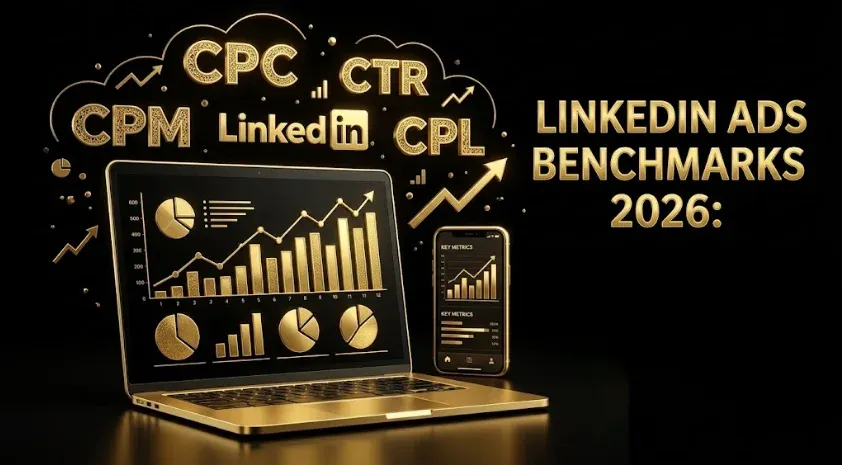 LinkedIn Ads Benchmarks 2026: CPC, CPM, CTR, CVR & CPL