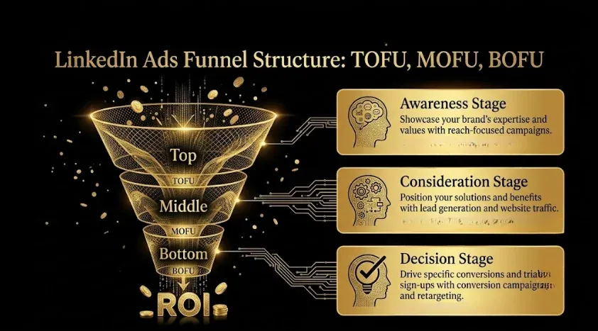 LinkedIn Ads Funnel Structure: Building Campaigns That Convert
