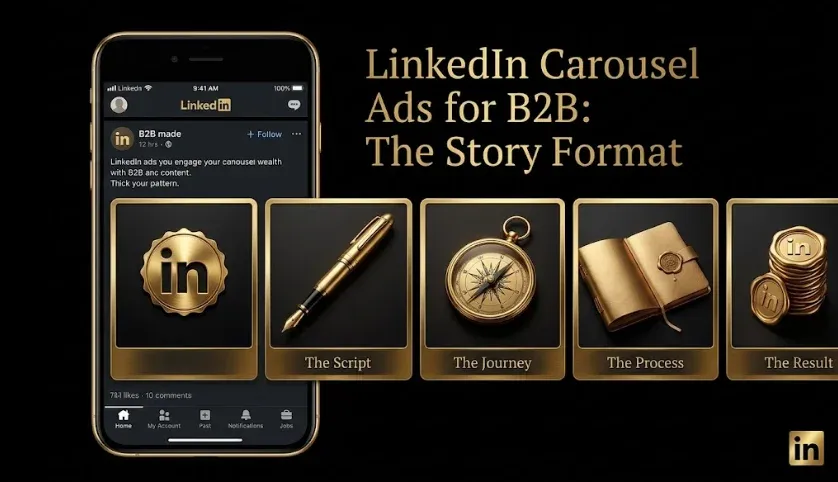 LinkedIn Carousel Ads for B2B: The Swipeable Story Format