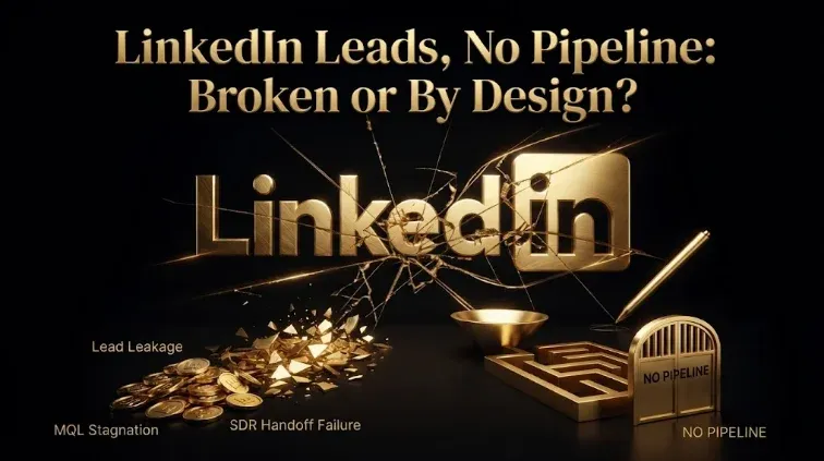 LinkedIn Leads But No Pipeline: Is It Working as Designed, or Actually Broken? (B2B SaaS Diagnostic)