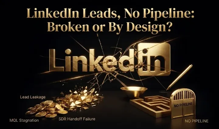 LinkedIn Leads But No Pipeline: Is It Working as Designed, or Actually Broken? (B2B SaaS Diagnostic)