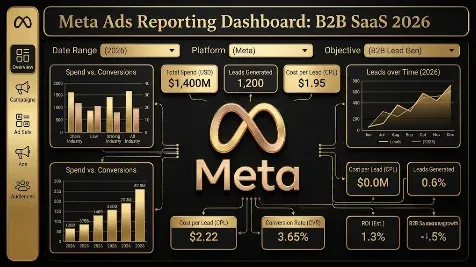 Meta Ads Reporting Dashboard for B2B SaaS (2026): Three Layers, the Executive Summary, and a Dashboard That Drives Decisions