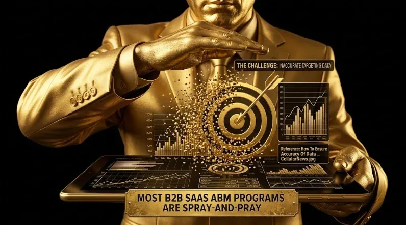 Most B2B SaaS ABM Programs Are Spray-and-Pray With Lipstick: Why Your $150K ABM Platform Isn't Producing Pipeline in 2026