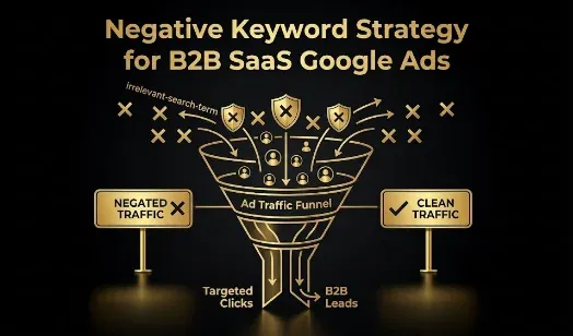 Negative Keyword Strategy for B2B SaaS Google Ads (2026): The Complete Guide