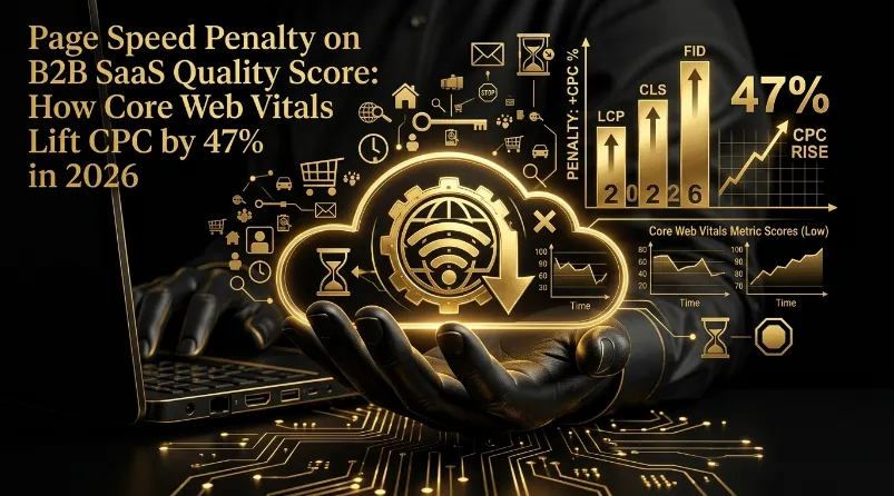 Page Speed Penalty on B2B SaaS Quality Score: How Core Web Vitals Lift CPC by 47% in 2026