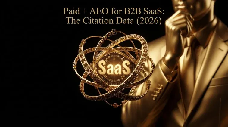 Paid + AEO for B2B SaaS: How AI-Overview Citations Lift Paid Clicks (2026 Data)