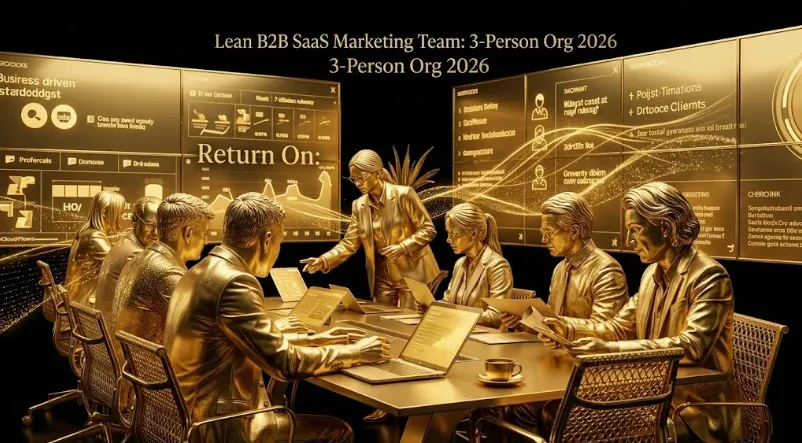 How to Run B2B SaaS Marketing With a Lean Team: The 3-Person Org Playbook for 2026