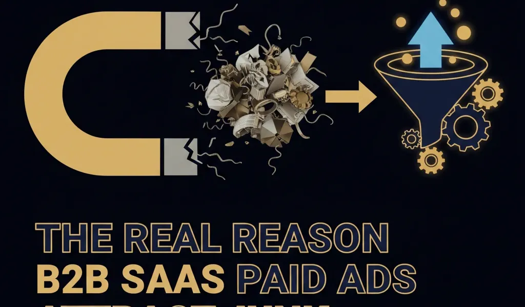 Why B2B SaaS Paid Ads Attract Junk Leads (2026)