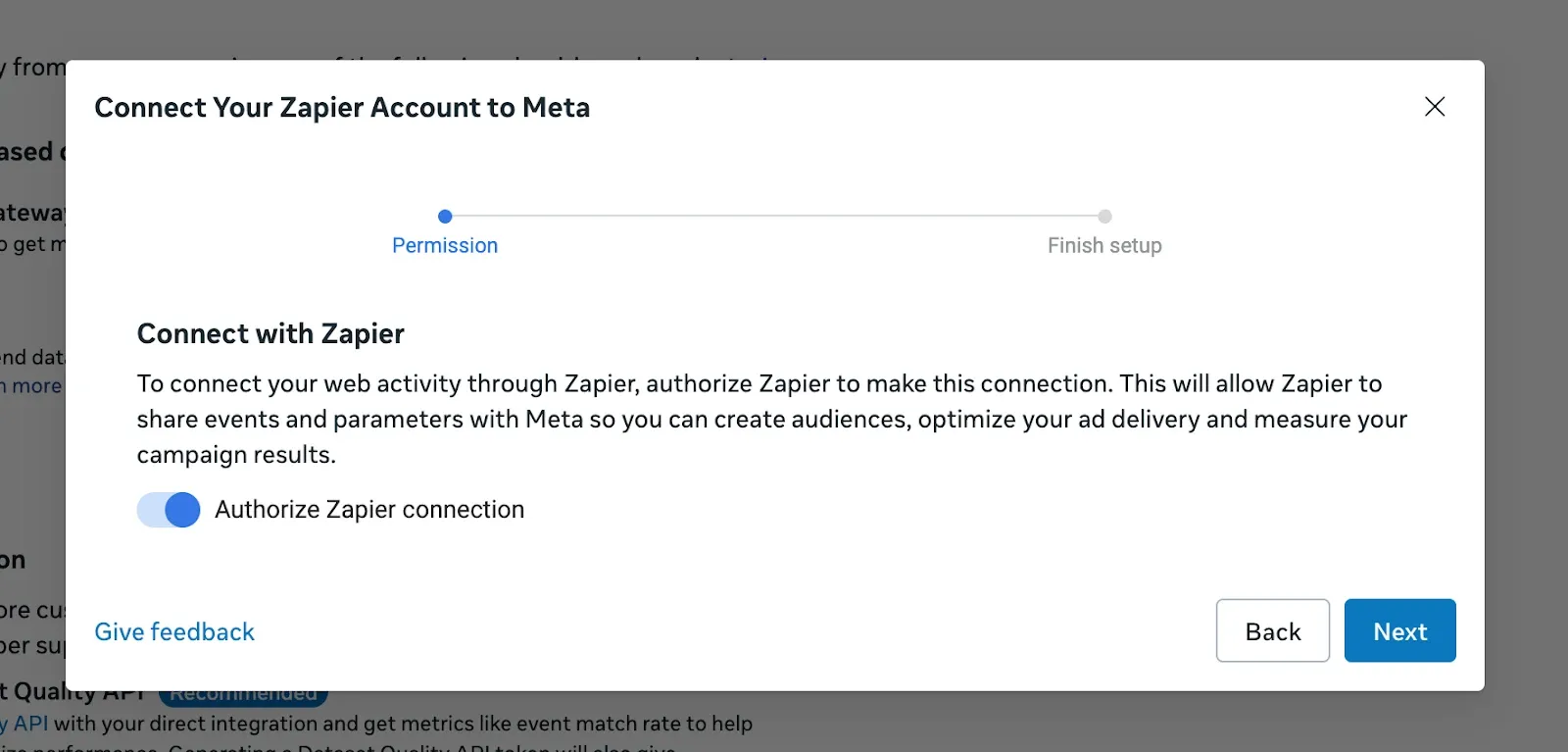 Zapier field mapping between HubSpot and Facebook