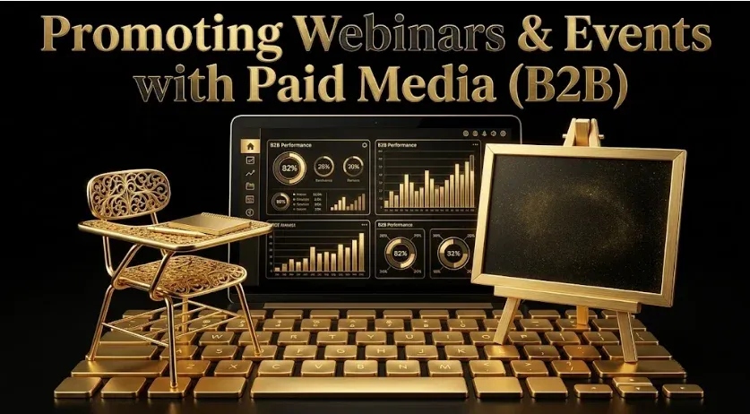 Promoting Webinars & Events with Paid Media: A B2B Guide